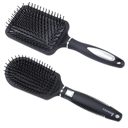 Omidazzle Midazzle Premium Cushioned & Paddle Hair Brush for Men & Women - Pack of 2 (HB3-10) - Image 2