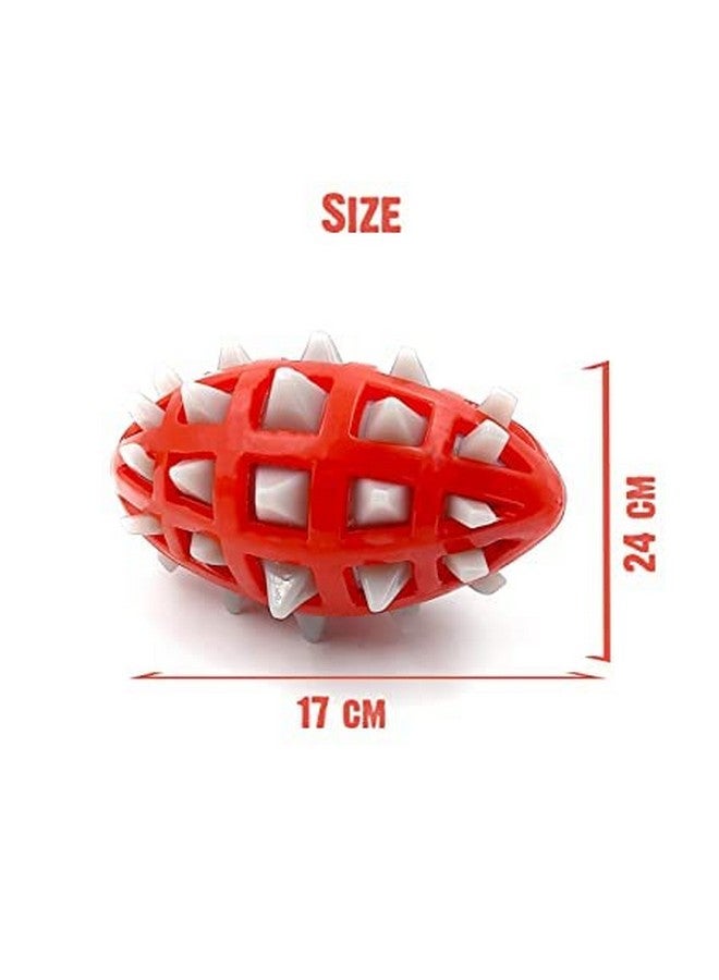 كرة مطاطية تصدر صوت صرير للكلاب، لعبة مضغ وطحن للكلاب، لعبة التسنين - Image 3