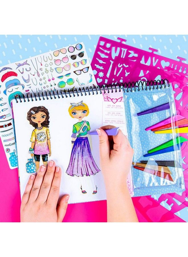 Fashion Design Sketch Portfolio Artist Set With Crayons 11702 Clothing Design Sketch Pad For Beginners For Kids 6 And Up - pzsku/ZCF7D54C0D1B4FC6C4A35Z/45/_/1692171487/49e21764-0568-4515-91cf-35203cd36d9f