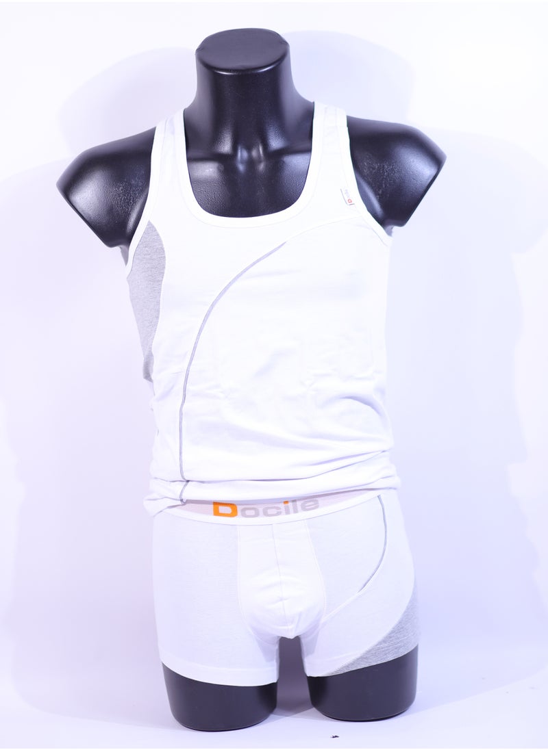 Levantino Men's Set of Boxer & Sleeveless T-Shirt  - Image 3