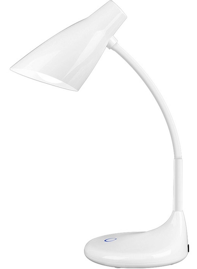 LOOPITYS - 5W 1000mAh battery rechargeable led table lamp set 3-gear touch dimmer gooseneck table lamp，Eye protection desk lamp，Dedicated to bedrooms and offices - Image 1
