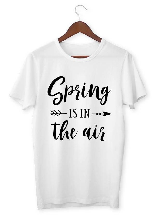LIT Men’s Soft T Shirt PrintedSpring Is In The Air - Image 1