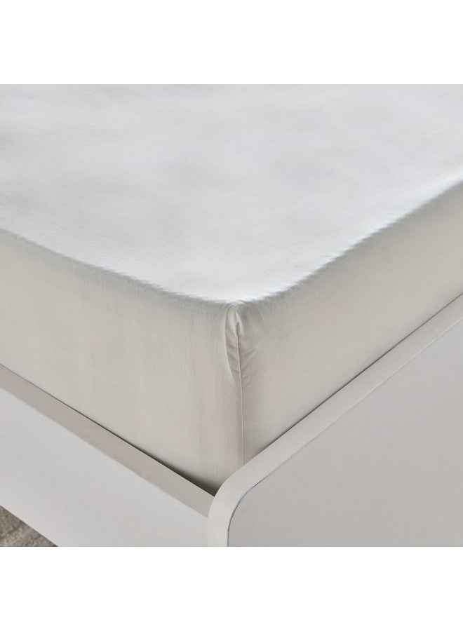 Home Box Bristol Polycotton Olympic Queen Fitted Sheet 200 x 25 x 160 cm - Image 4
