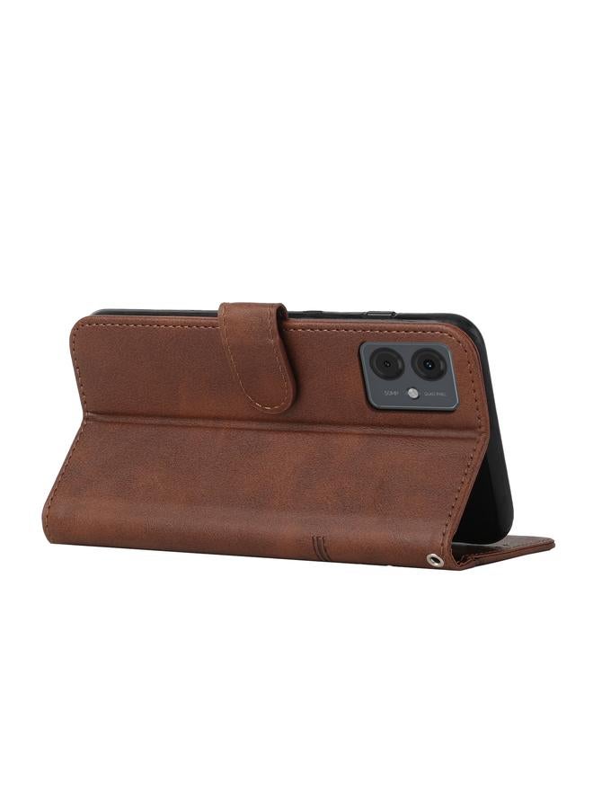 S-TOP Case For Motorola Moto G14 Stitching Calf Texture Buckle Leather Phone Case - Image 3