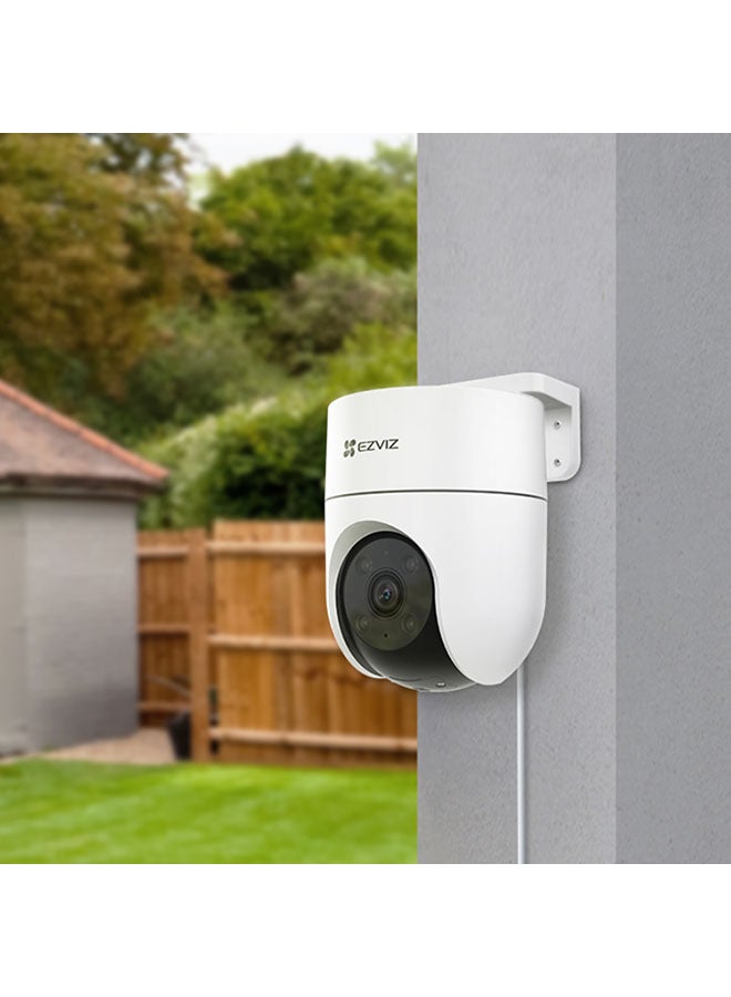 EZVIZ H8C 2MP Pan & Tilt Wi-Fi Camera|Color Night Vision|360° Coverage|Auto-Tracking|Two-Way Talk|Weatherproof Design|Supports MicroSD Card (Up to 512 GB)|White - Image 4