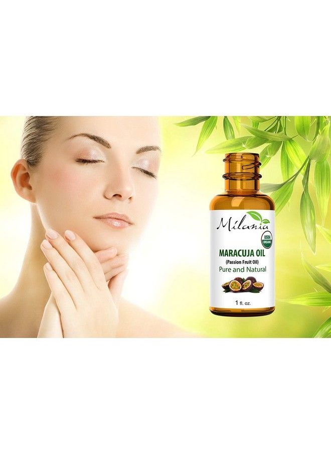 MILANIA Premium Organic Maracuja Oil 100% Pure Virgin Passion Fruit Oil 1 Fl. Oz Coldpressed Extracted Aceite De Marula Unrefined  - Image 4