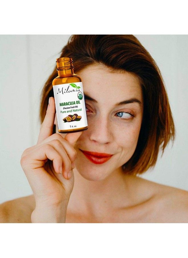 MILANIA Premium Organic Maracuja Oil 100% Pure Virgin Passion Fruit Oil 1 Fl. Oz Coldpressed Extracted Aceite De Marula Unrefined  - Image 5