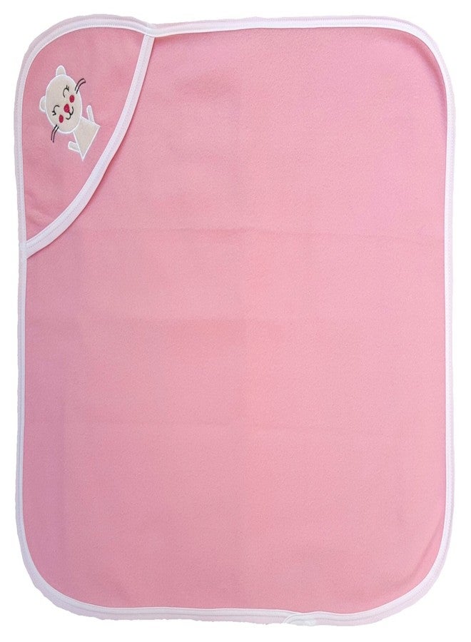 BRANDONN Fashions Quick Dry Extra Large Double Ply Hooded Shower Towels for Babies (Pack of 3 Pink, Mango,Blue 73.66 cm x 66.20 cm) - Image 5