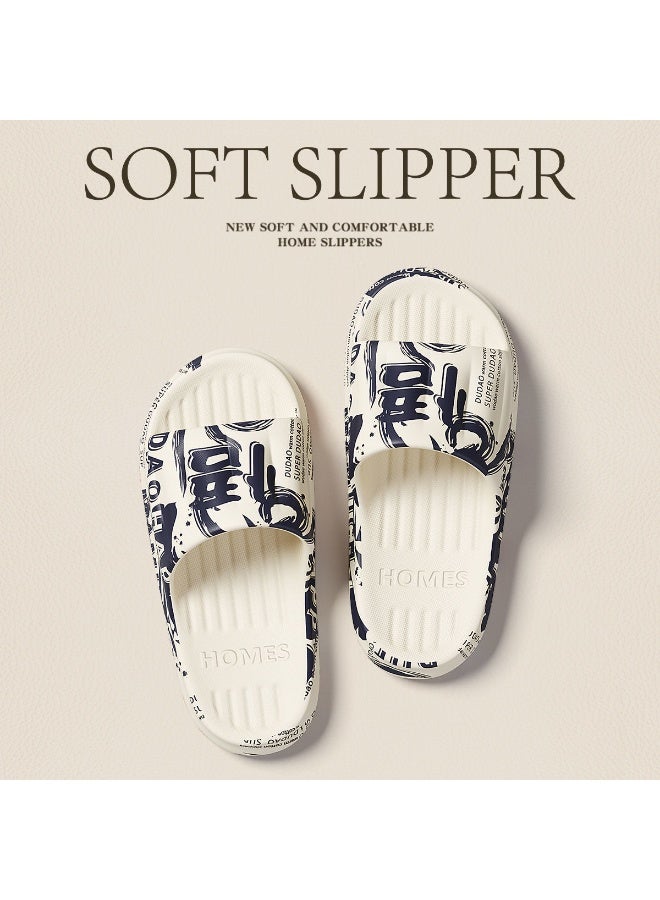 DUDAO Household Slippers Bathroom Slippers Indoor And Outdoor Slippers - Image 3