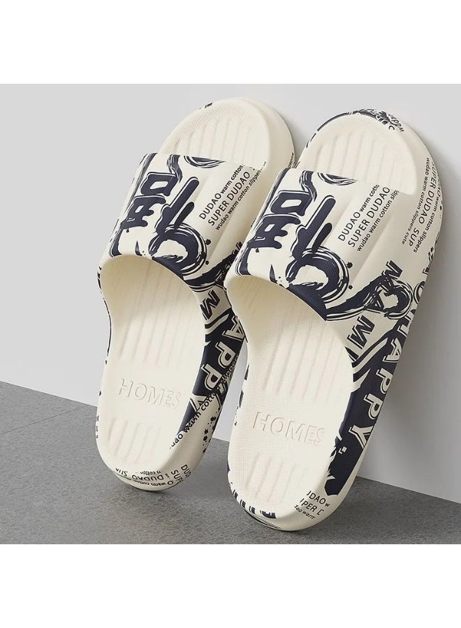 DUDAO Household Slippers Bathroom Slippers Indoor And Outdoor Slippers - Image 5