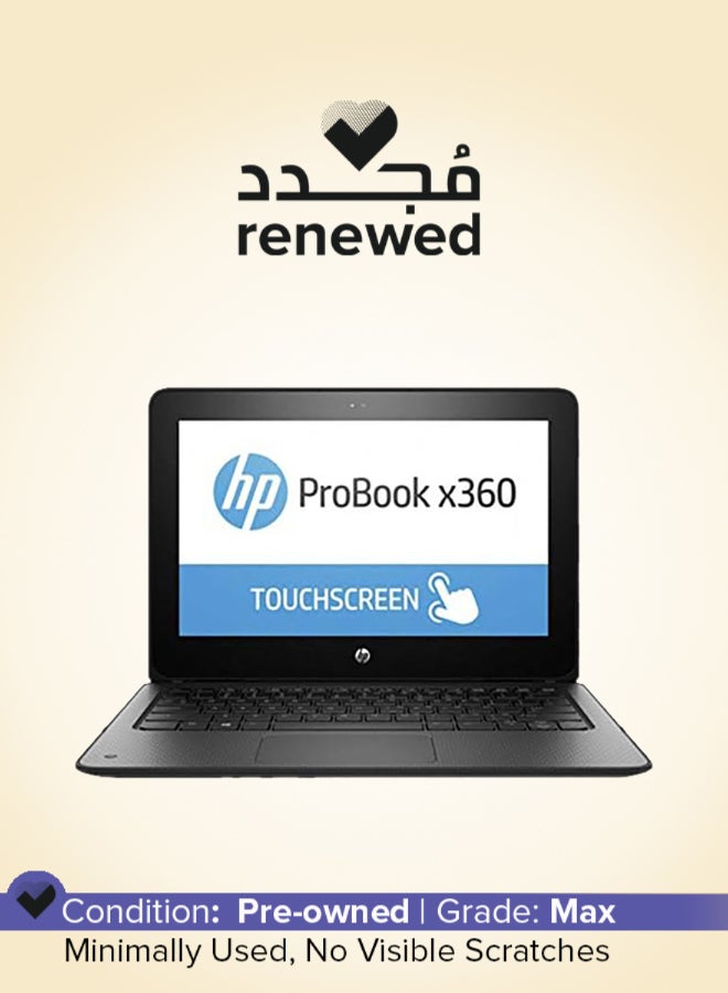 HP Renewed - ProBook x360 11 G2 Notebook With 11.6-Inch Touch Screen Display,Intel Core i5-7th Generation/Ram 8GB/SSD 128 GB/Windows 10 English Black - Image 1