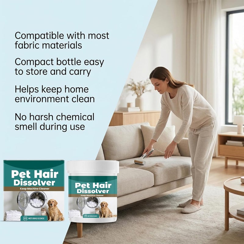 Pet Hair Dissolver Liquids Washing Machine Cats Hairs Remover for Dog and Cats Accessories Multipurpose Pet Removal Liquids - Image 5