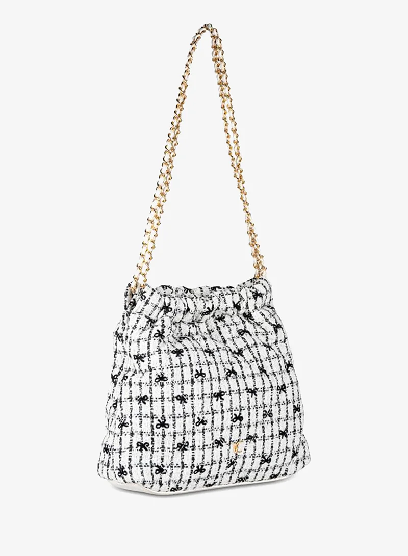 Vincci Women Quilted Hobo Bag