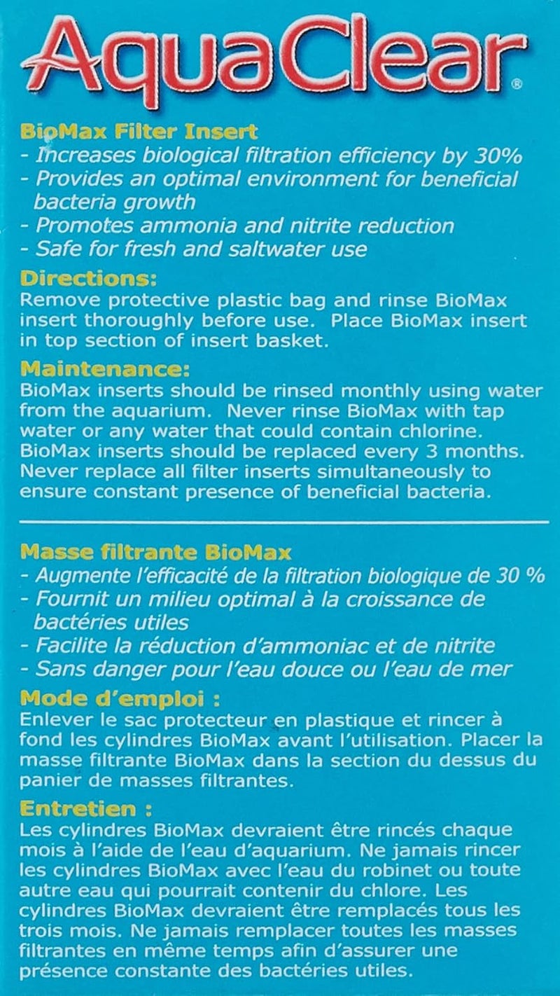 AquaClear 20 BioMax Aquarium Filter Replacement Media for Freshwater and Saltwater Aquariums - Image 3