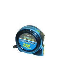 Starex Starex Measuring Tape 2mx16mm Blue Oxide/Grey Inch/Cms Yellow Blade 