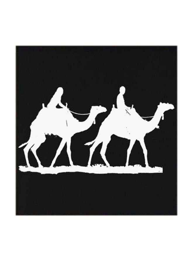 RYN Camel MDF Wall Art Multicolour 30x30centimeter - Image 1