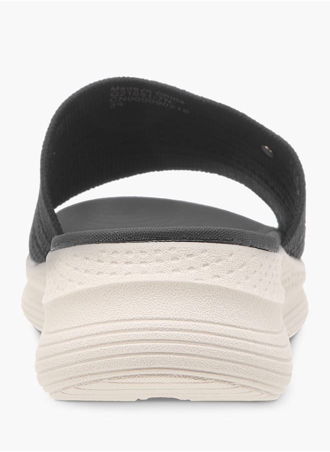 Le Confort Women Textured Slip-On Sandals  - Image 4