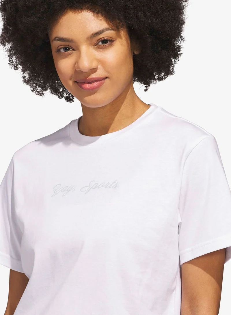 Adidas  Yay  Graphic T-Shirt for Women | Best Price UAE