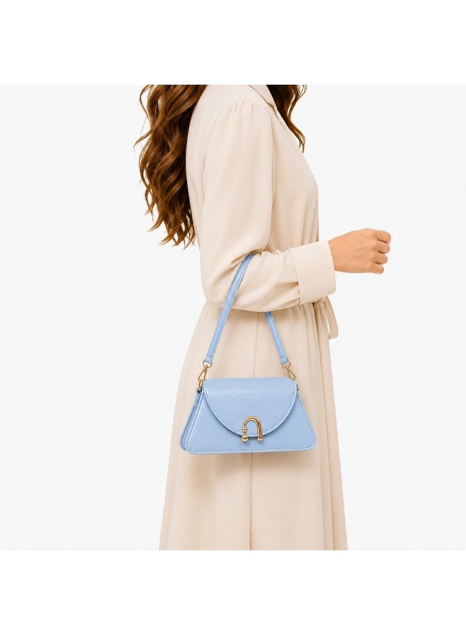 A small women's handbag with a luxurious geometric design – elegant and modern for everyday looks and evening events. - Image 1