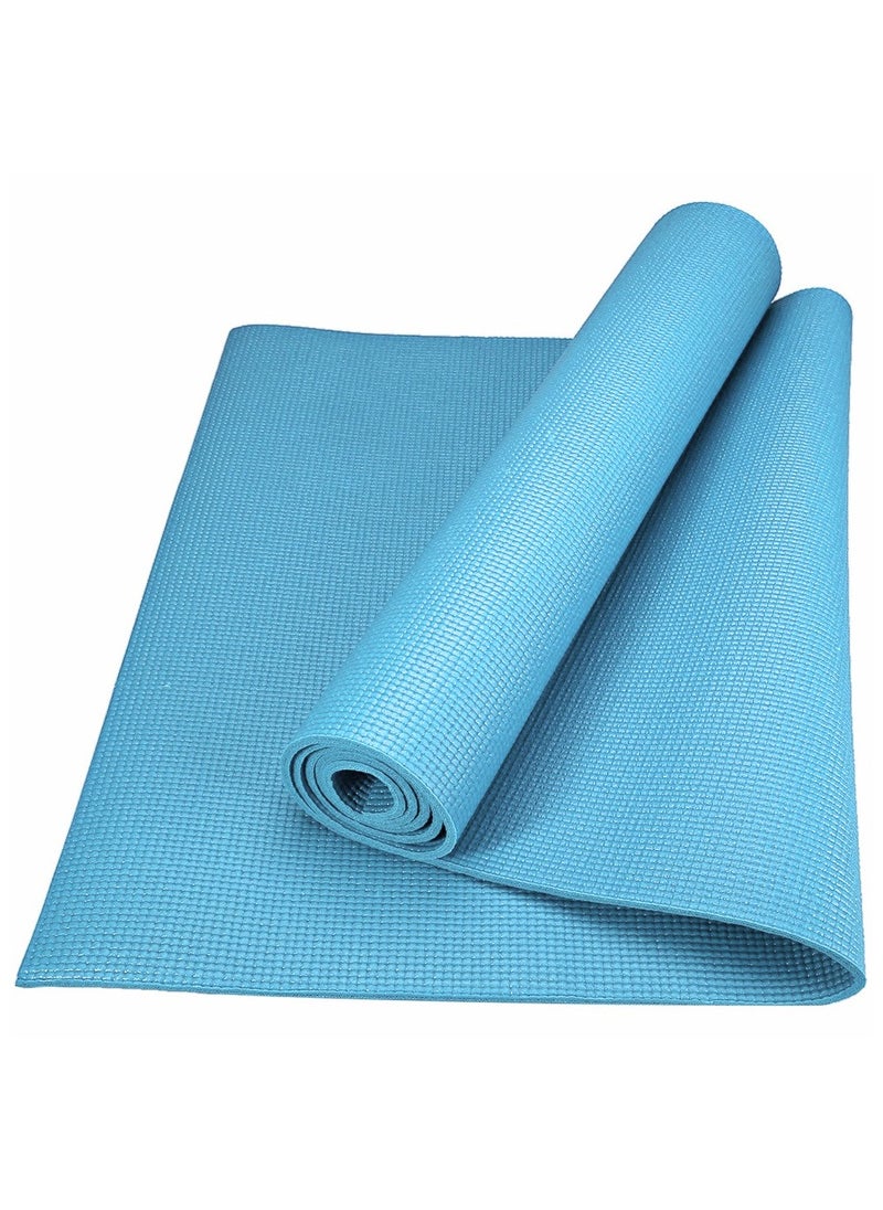 ماركة غير محددة PVC مرتبة تمارين اليوجا مع حقيبة حمل بسمك 6 مم/8 مم×طول 173سم×عرض 61سم، لبني  - Image 3