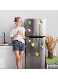 CMGTYYD 8PCS Plant Fridge Magnets, Tropical Leaf Fridge Magnets, 3D Plant Whiteboard Magnets, Cute Self-Adhesive Magnets for Fridge, Whiteboard, Notice Board, Kitchen, Office Decoration  - Image 3
