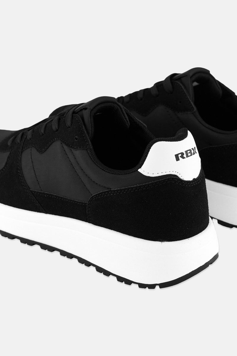 RBX Men Lace Up Outdoor Shoes, Black - Image 3