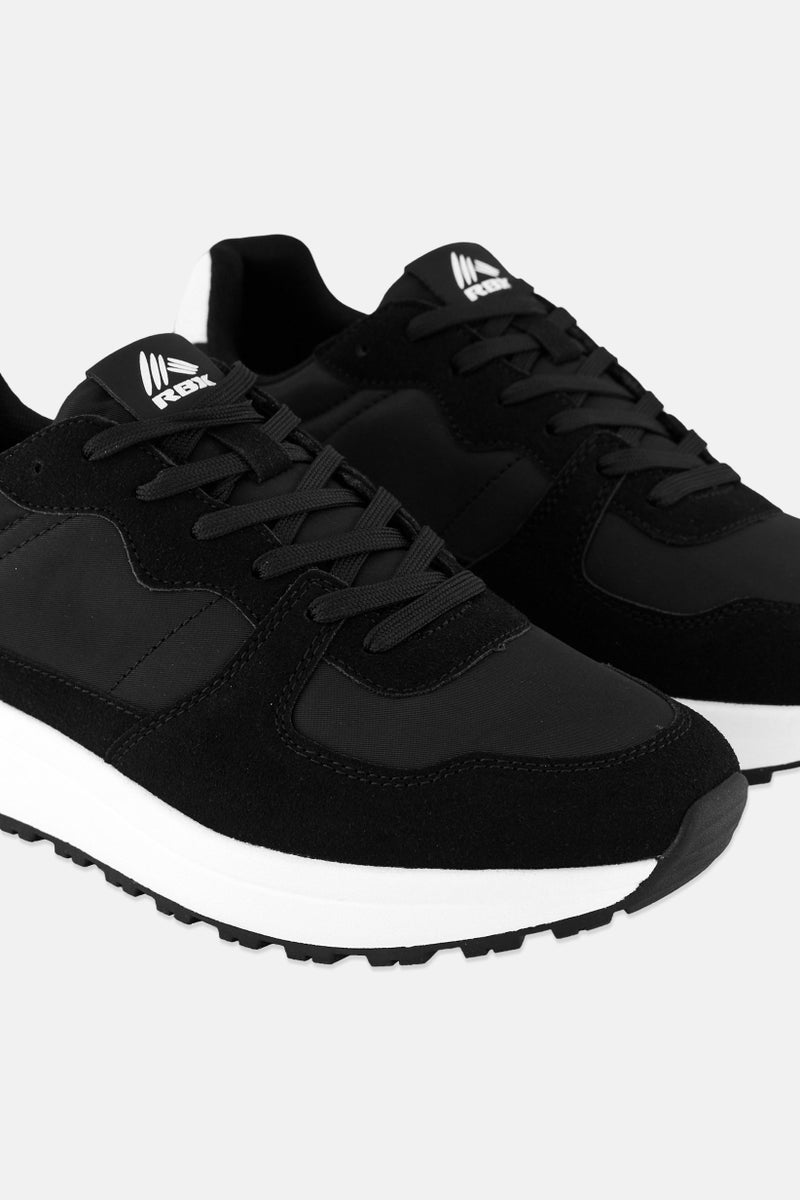 RBX Men Lace Up Outdoor Shoes, Black - Image 2