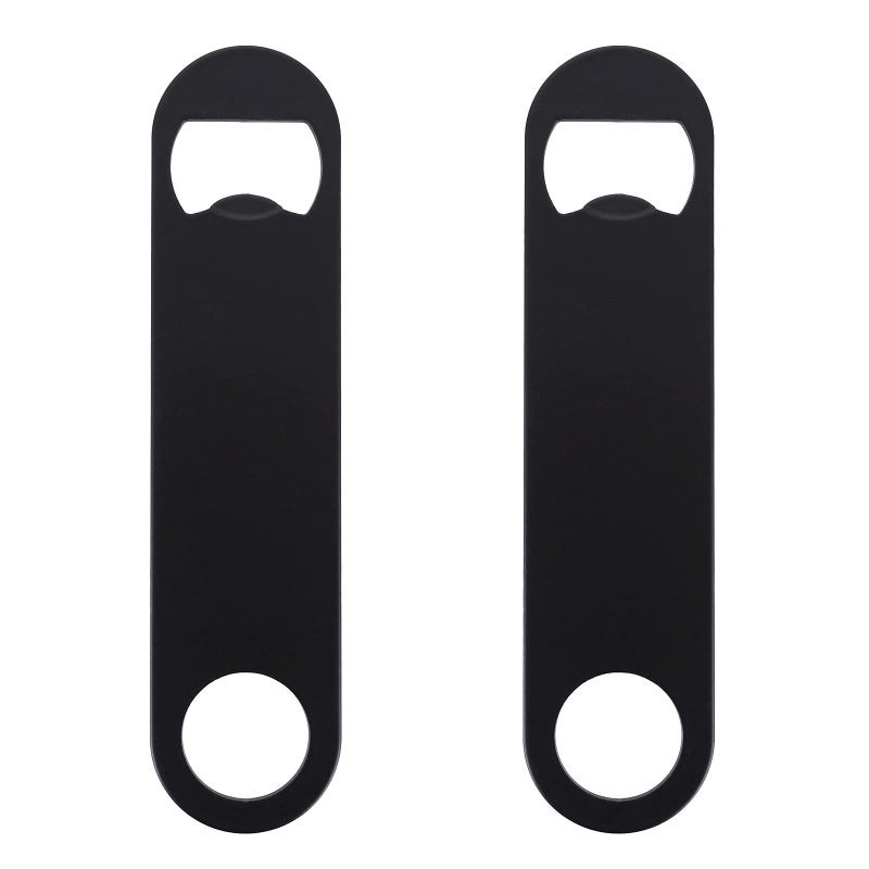 cobee Beer Bottle Openers 2 Pieces Flat Bottle Opener Stainless Steel Beer Opener Bar Bottle Opener for Kitchen Bar Restaurant