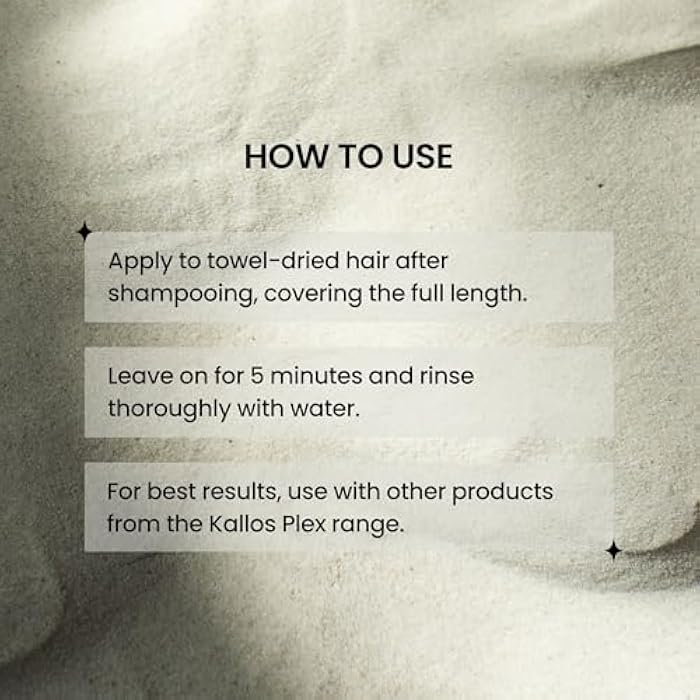 Kallos Plex Bond Builder Hair Mask with Plant Protein and Peptide Complex 275 ml – 9.29 Fl Oz - Image 5