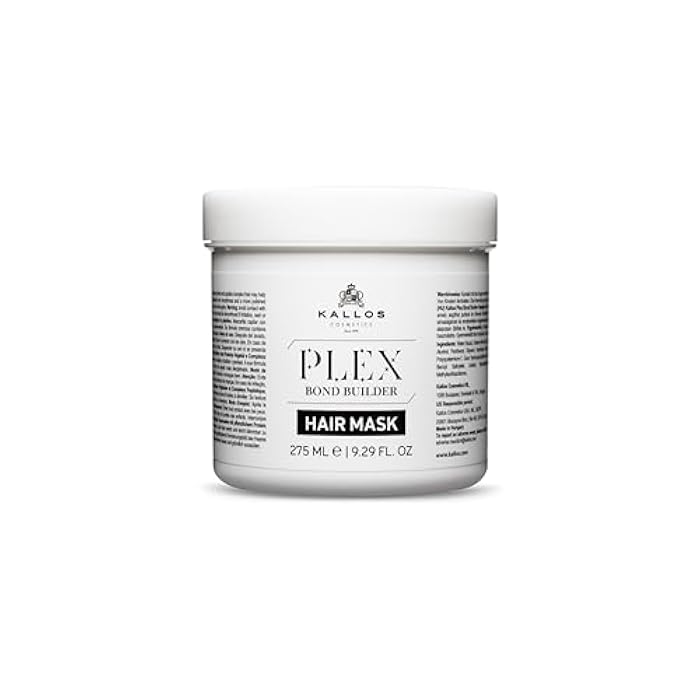 Kallos Plex Bond Builder Hair Mask with Plant Protein and Peptide Complex 275 ml – 9.29 Fl Oz - Image 1