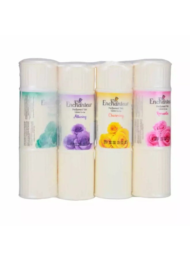 Enchanteur Perfumed Body Talc Powder- Pack of 3 + 1 - Image 2