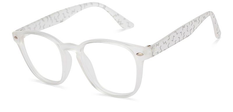 Hooper Memphis Collection | For Kids Age 8-12 yrs| Zero Power Bluecut & Antiglare Computer Eyeglasses For Eye Protection And Strain | Full Rim Square | HP E16082 - Image 2