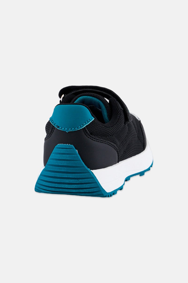 RBX Kids Boy Velcro Closure Running Shoes, Black - Image 4