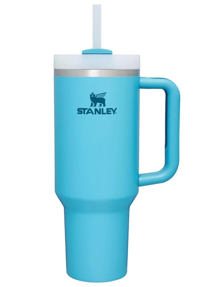 Stanley 30oz Tumbler with Handle Insulated Stainless Steel Travel Coffee Mug with Straw & Medium Water Bottle Cup for Hot & Cold Beverages - Image 1