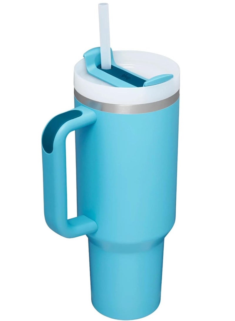 Stanley 30oz Tumbler with Handle Insulated Stainless Steel Travel Coffee Mug with Straw & Medium Water Bottle Cup for Hot & Cold Beverages - Image 2