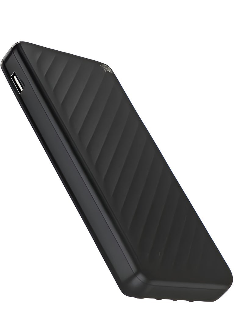 CALUS P107 MAX 10500mAh Portable Power Bank with 4 Built-in Fast Charging Cables (Lightning, Type-C, Micro-USB, USB) – 12W Ultra-Slim External Battery Pack for iPhone, Samsung, and Android - Image 3