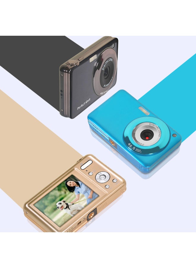 48 Million Pixels HD Digital Camera Camera Camera Photo Gift Card Machine K12 English-Body Color:32G + Card Reader - Image 1