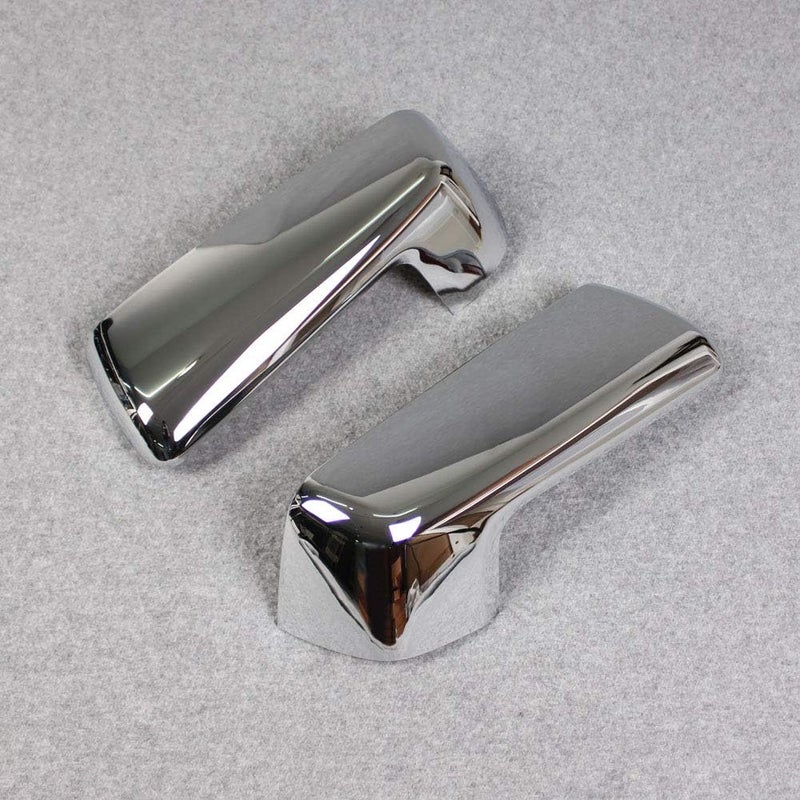 Beautost Chrome Rear View Mirror Side Molding Guard Cover Trims for Chevrolet Silverado 2019-2023 - Image 5