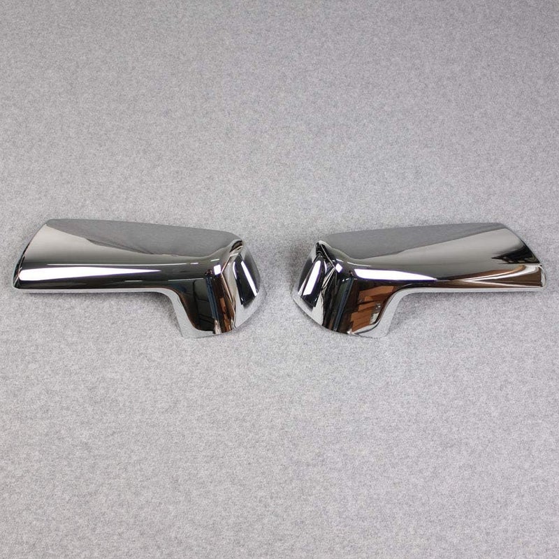 Beautost Chrome Rear View Mirror Side Molding Guard Cover Trims for Chevrolet Silverado 2019-2023 - Image 2