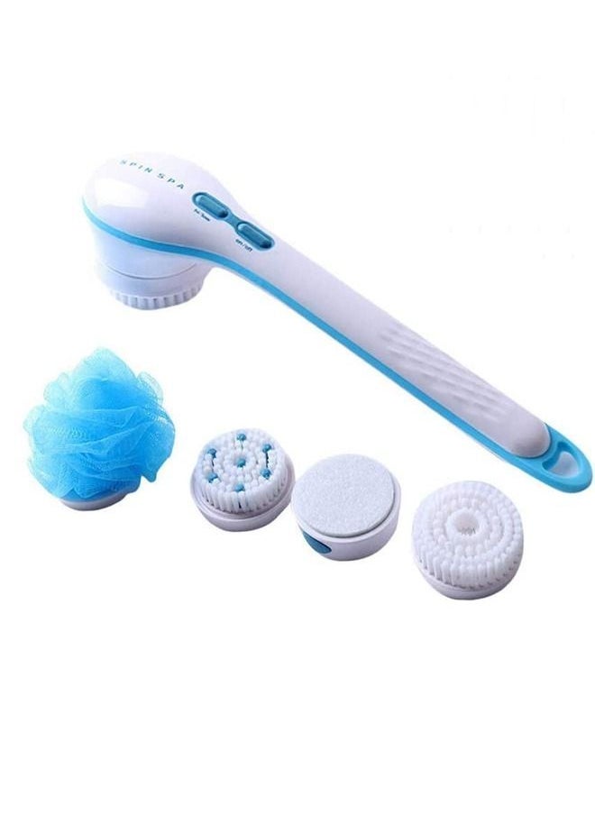 5 in 1 Electric Body Scrubber Massage Brush Long Handle Rotation Back Spa Massager Bath Sponge Dead Skin exfoliation - pzsku/ZCF7F37AB4F72ED06C65FZ/45/_/1691048395/ada65cfb-bc88-4b88-8994-015748ff5ec6