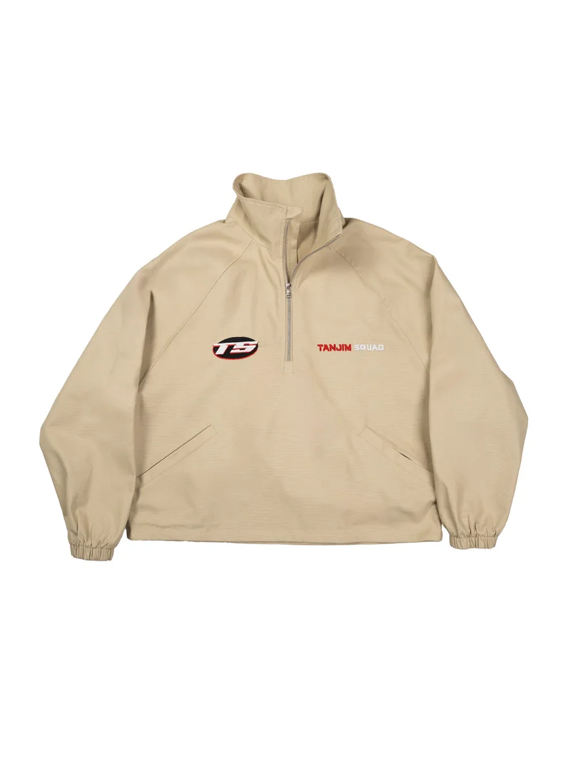 تنجيم سكواد RARE BREED HALF ZIP JACKET-BEIGE