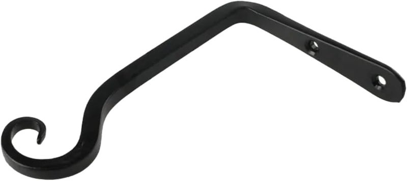 S Type Wrought Iron Coat Hook Flower Basket Hook Self Tapping Screw Fixing 2 Color - Image 5