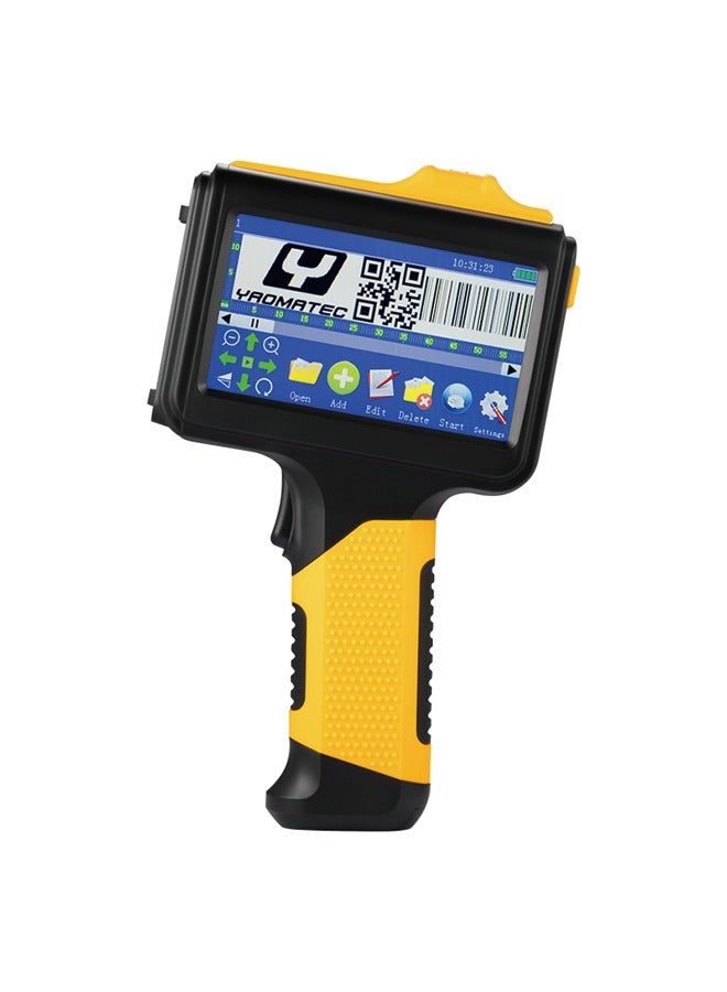Smart Handheld Inkjet Printer for Date and Batch Coding,Handheld Inkjet Printer for Any Surface for QRCode Barcode Production Date Time Logo Batch Number Print On Glass Bag Carton Box Wood Cloth Plastic Cable  - Image 4