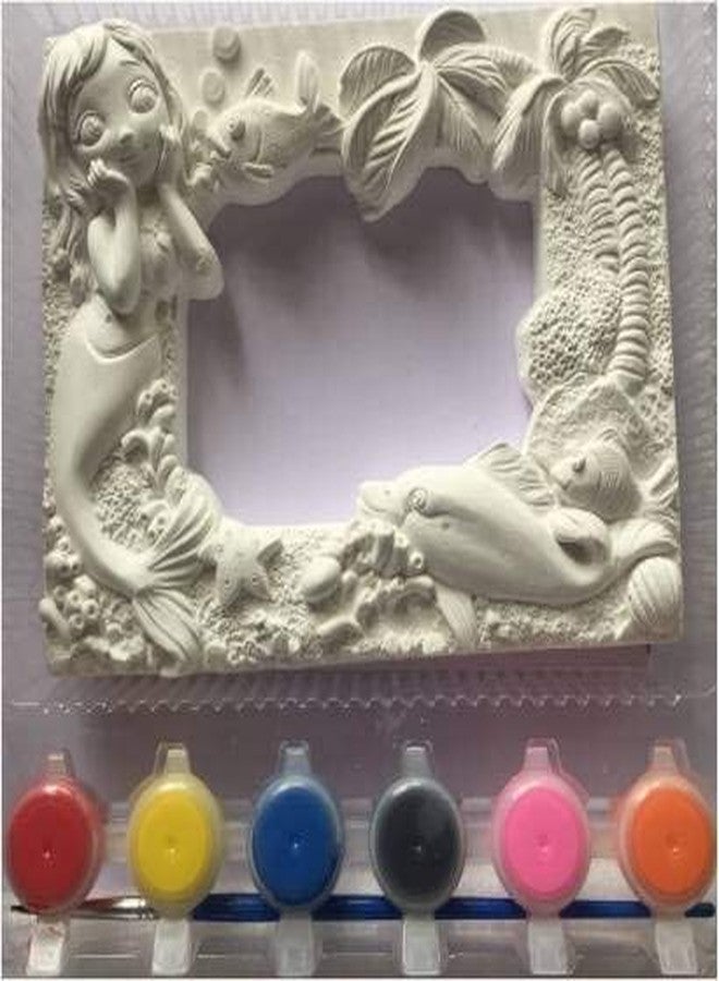 FING مجموعة أدوات الرسم على إطارات الصور الجصية للأطفال من FING، تتضمن أعمالًا فنية من الأصداف، وصنع الهدايا، وإطارات شخصية، ومجموعة أدوات الرسم، ومجموعة أدوات الرسم الزخرفية، وإطار ديكور لغرفة المعيشة. - Image 2
