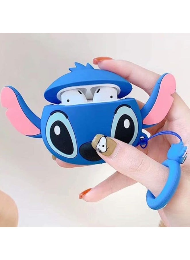 Generic AirPods  Case Pro  Protective Silicone Skin for AirPod Case Cute Funny Kawaii Fashion Cartoon  Cover for Girls Boys Women for AirPods Pro with Keychain  - Image 3