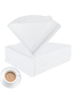Generic Coffee Filters V60 Cone Paper White Natural 200pcs Coffee Filters Unbleached Paper Filters Compatible with Pour Over Drippers 2-4 Cups Size 02 Coffee Filters v60  - Image 1