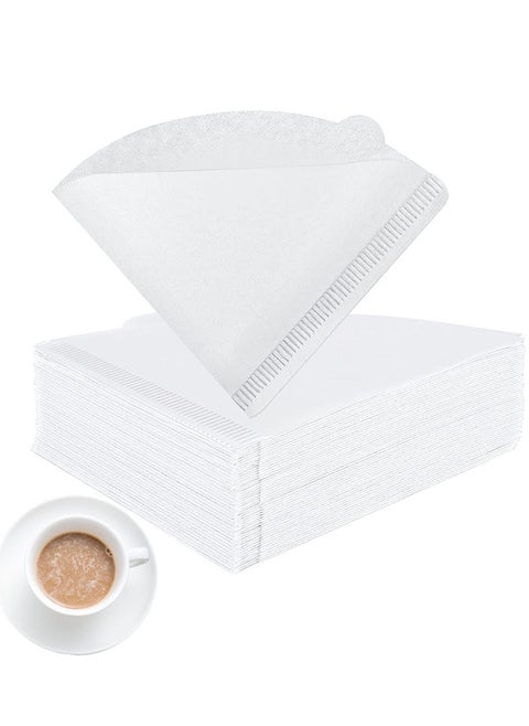 Coffee Filters V60 Cone Paper White Natural 200pcs Coffee Filters Unbleached Paper Filters Compatible with Pour Over Drippers 2-4 Cups Size 02 Coffee Filters v60