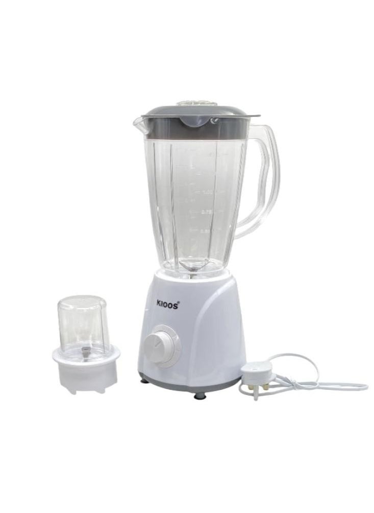 KROOS Electric Blender with Grinder, High Power Motor, Multi-Angle Sharp Blades and Multi-Gear Adjustment 350W 1.5L KR-5644 - pzsku/ZCF7FA4087876078CB2A7Z/45/_/1736316212/459007d0-a6ae-45d3-9143-7bef55f19d7b