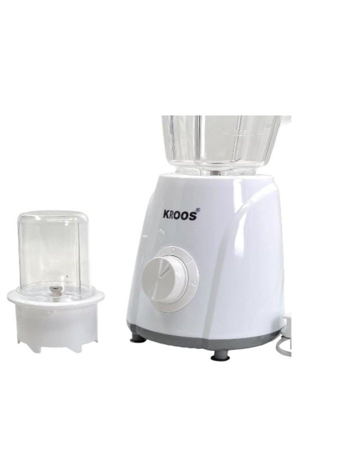 KROOS Electric Blender with Grinder, High Power Motor, Multi-Angle Sharp Blades and Multi-Gear Adjustment 350W 1.5L KR-5644 - pzsku/ZCF7FA4087876078CB2A7Z/45/_/1736316252/ad501409-c788-43e8-a0cf-f759dfceeb60