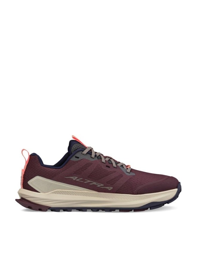 ALTRA Women's Lone Peak 9 Trail Running Shoe, Maroon, 9 - Image 1
